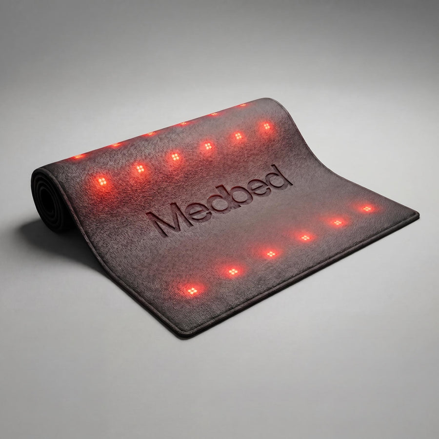 Full-body red-light recovery.